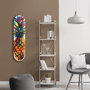 Wallity Watercolor Ananas Pintura Decorativa de Vidrio Templado Multicolor